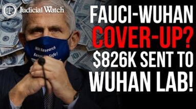 Fauci-Wuhan Cover-Up? --$826k in Tax Dollars Sent to Wuhan Lab in China!