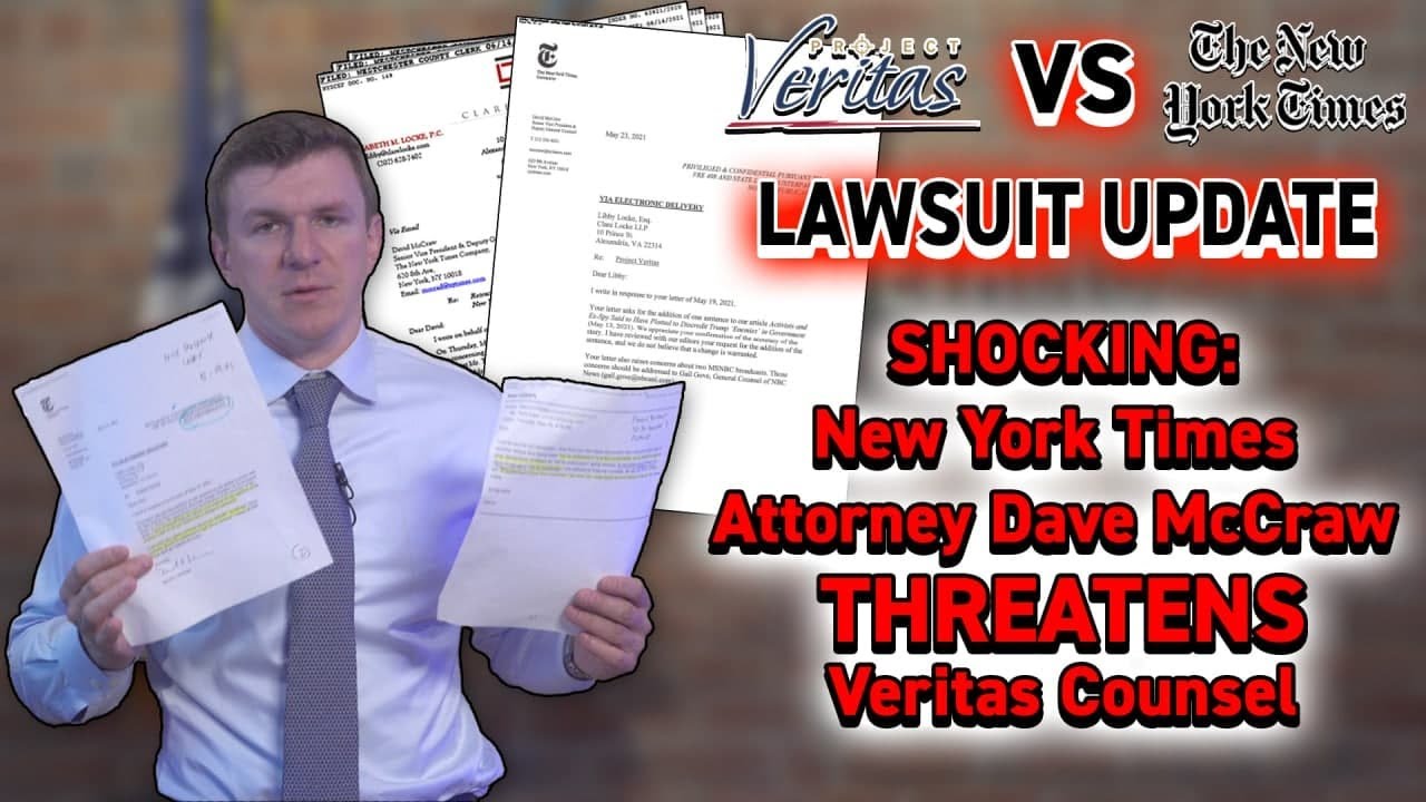 NYT Attorney Dave McCraw THREATENS Veritas Counsel with Publishing Other Clients' Communications