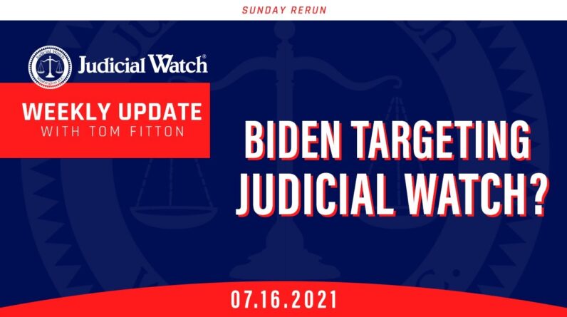 Biden Targeting Judicial Watch? Judicial Watch Goes to Capitol Hill to Protect Clean Elections