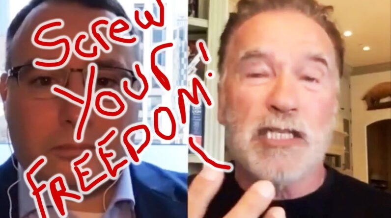 ARNOLD TO AMERICA: "SCREW YOUR FREEDOM!"