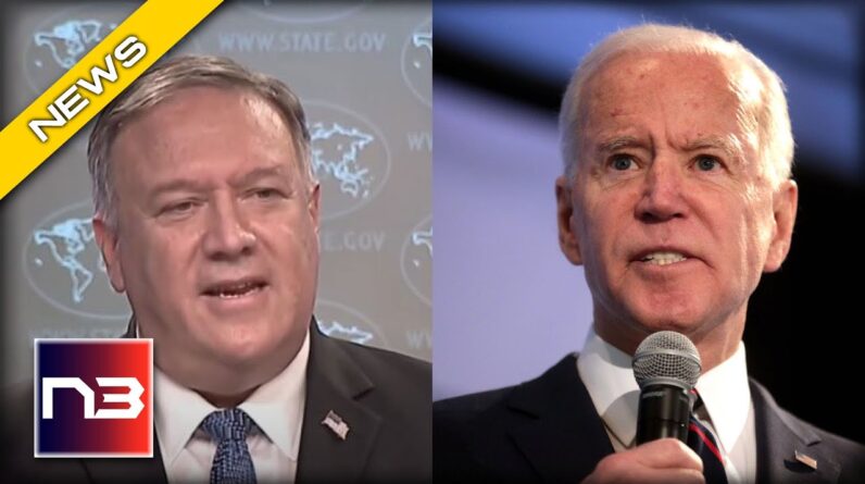 DEEP COVER UP: Pompeo Says Biden Not Stopping What China Started Summer Of 2019