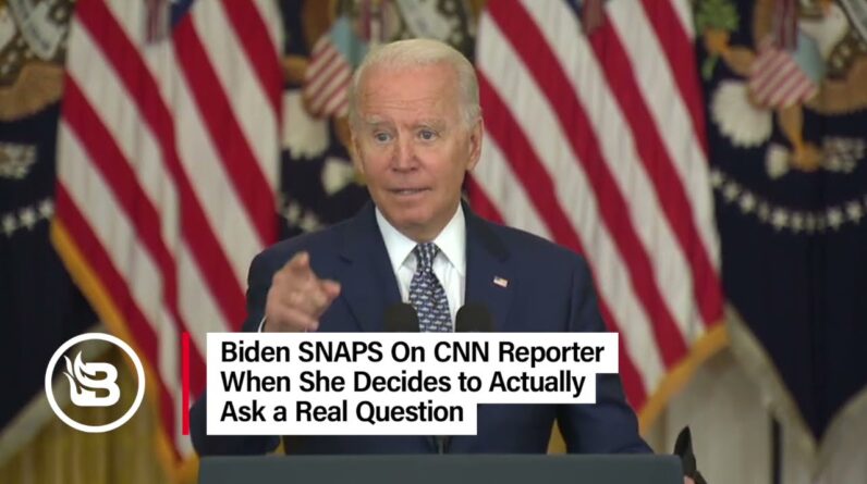 Biden SNAPS On CNN Reporter When She Decides to Actually Ask a Real Question