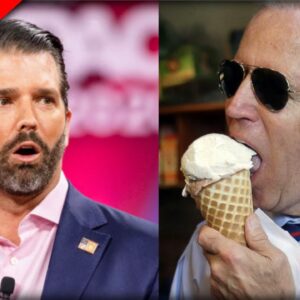 Don Jr just Figured out Why Old Joe is always eating Ice Cream and it makes PERFECT sense