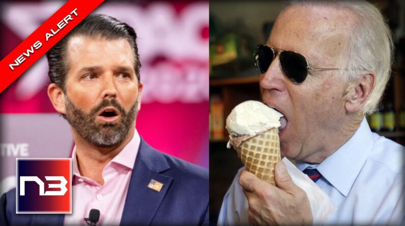 Don Jr just Figured out Why Old Joe is always eating Ice Cream and it makes PERFECT sense