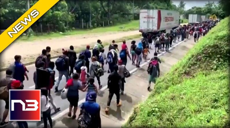 WATCH: Mexican Troops Break Up MASSIVE Migrant Caravan Making Its Way to US Border