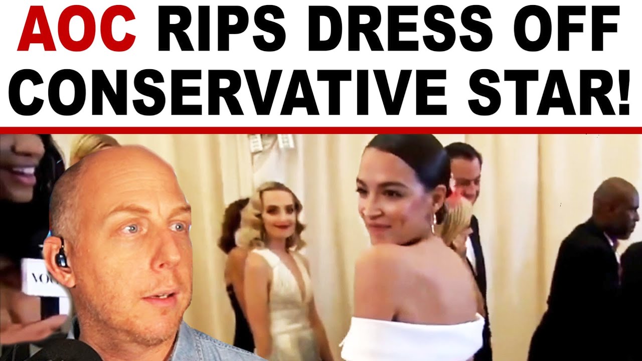 AOC RIPS DRESS OFF CONSERVATIVE STAR!