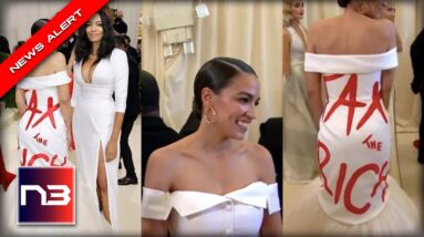EVERYONE is MOCKING a MASKLESS AOC After They See What She Wore to the Met Gala