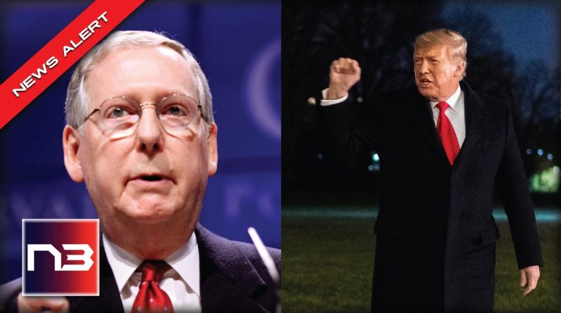 Mitch McConnell Seems To Fold To Biden, Trump Quickly Drops The Hammer On Him