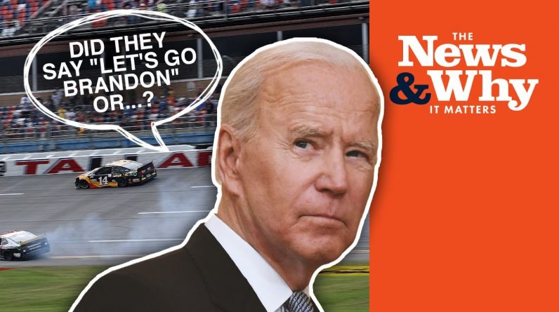 'LET'S GO BRANDON'? Reporter COVERS UP Anti-Biden Chant at Race | The News & Why It Matters | Ep 876