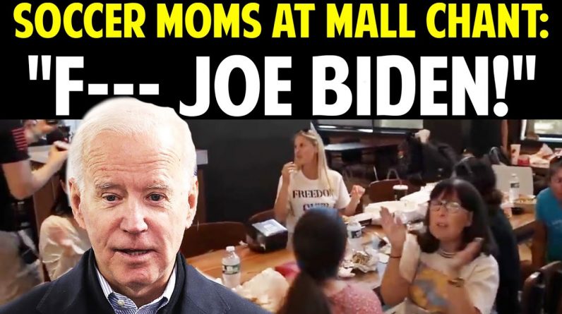 SOCCER MOMS AT MALL CHANT: "F--- JOE BIDEN!"