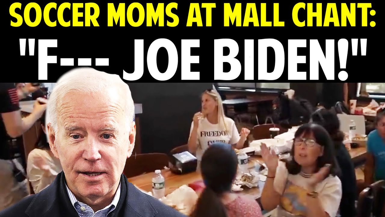 SOCCER MOMS AT MALL CHANT: "F--- JOE BIDEN!"