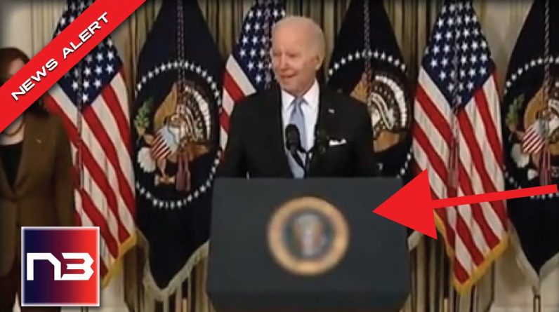 Everyone Just Noticed the Weird Thing Biden Did to the Presidential Seal