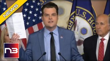 SHOTS FIRED!  Matt Gaetz Tells Dems How It’s Gonna Be When GOP Takes Back Congress