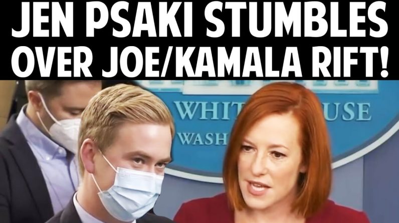 JEN PSAKI STUMBLES OVER JOE/KAMALA RIFT!