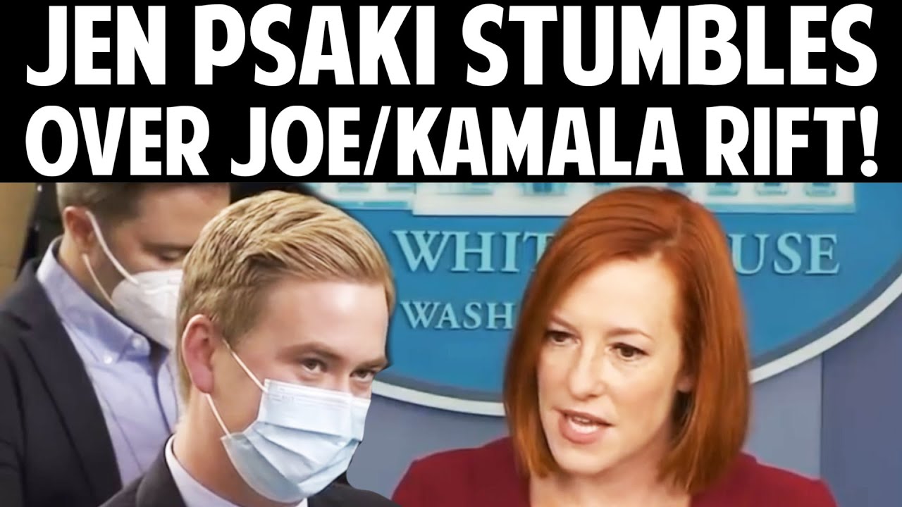 JEN PSAKI STUMBLES OVER JOE/KAMALA RIFT!