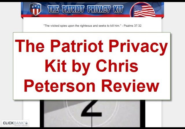 The Patriot Privacy Kit by Chris Peterson Review | Read Or Write Reviews