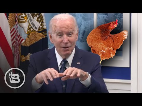 Biden's Brain BREAKS When He Goes Off Script to Talk About Chickens and Inflation