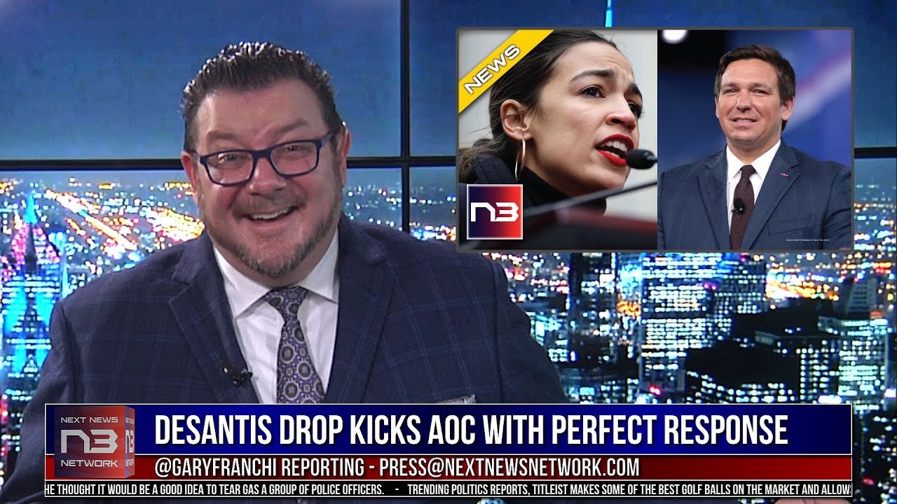 DeSantis Drop Kicks AOC With PERFECT Response After She's Caught Maskless In Miami