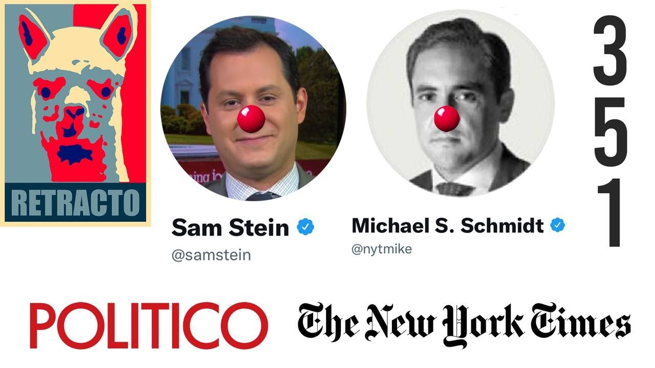 RETRACTO 351: Politico's Sam Stein forced to DELETE tweet claiming Veritas Extorted Joe Biden