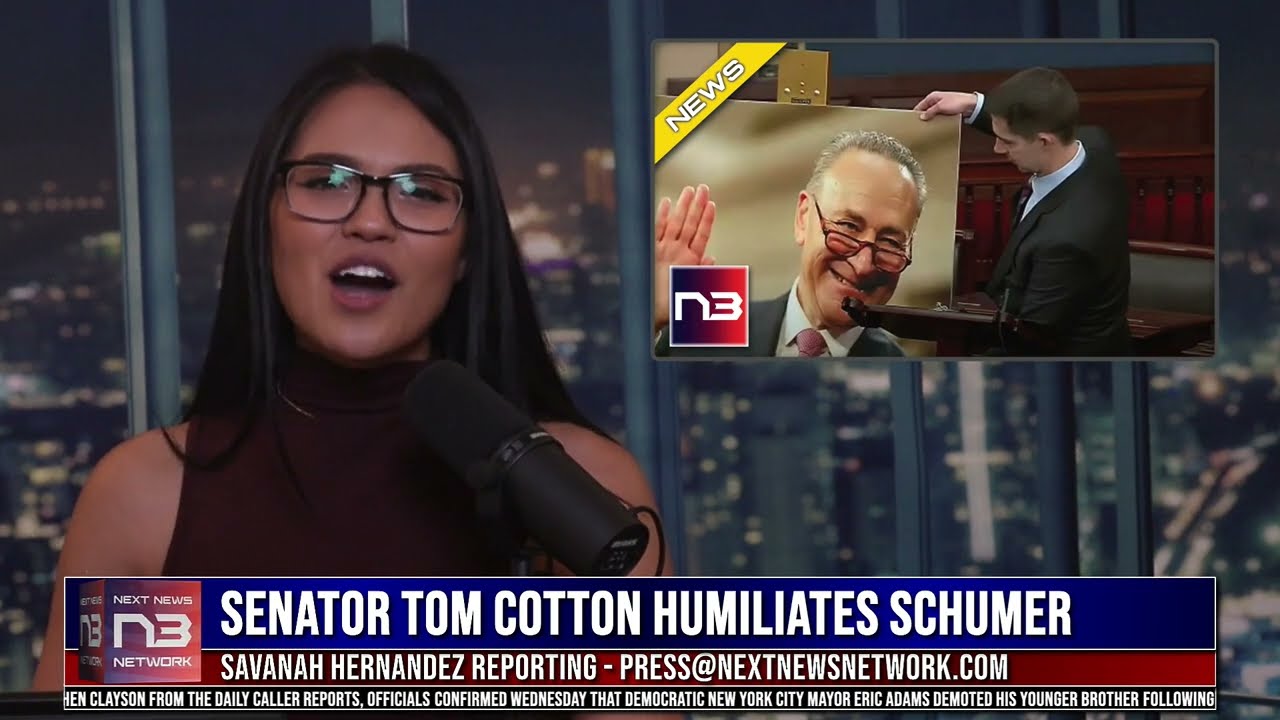 Senator Tom Cotton Humiliates Schumer With His Own Words