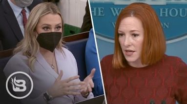 Psaki PANICS When Reporter Fact Checks Her in Real-Time on Proof of Vaccination