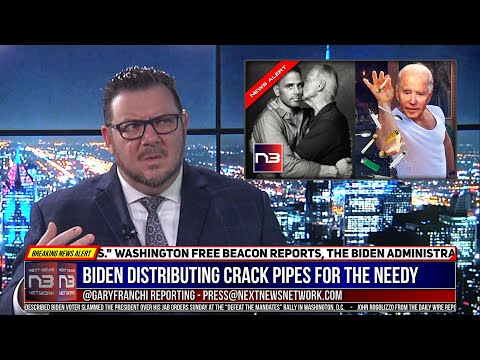 Hunter Biden CELEBRATES after Dad reveals CRACK PIPES For Those In Need!