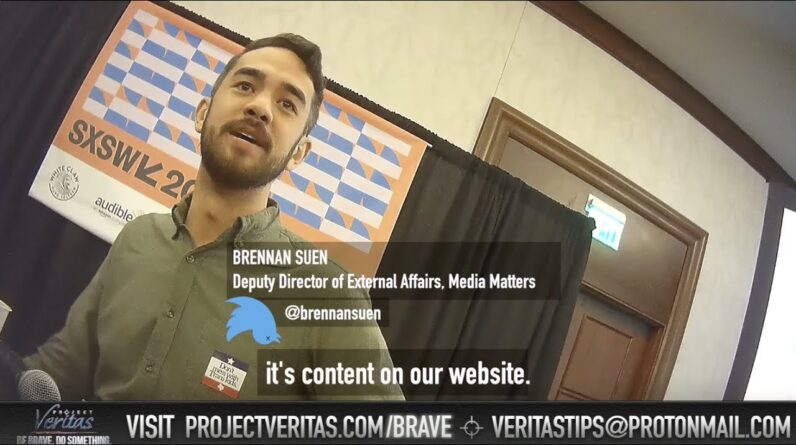 Media Matters' Deputy Director of External Affairs Brennan Suen takes credit for Veritas Twitter Ban