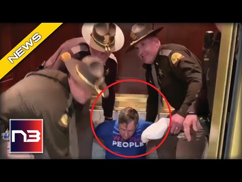 Patriot ARRESTED In State Senate Meeting for His Stickers!