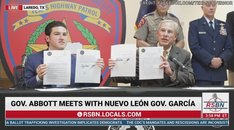 LIVE: Emergency Border Presser: Gov Abbott meets with Mexican Officials over Border Crisis 4/13/2022