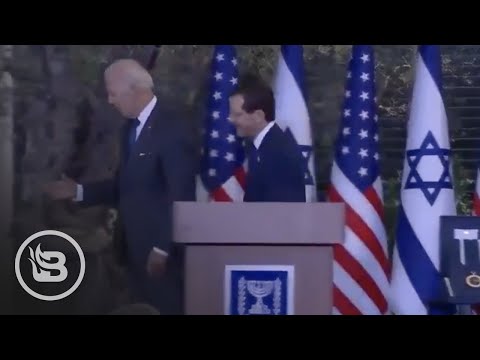 Biden Goes BRAINDEAD on Stage, Gets Lost, and Tries to Shake Invisible Person's Hand