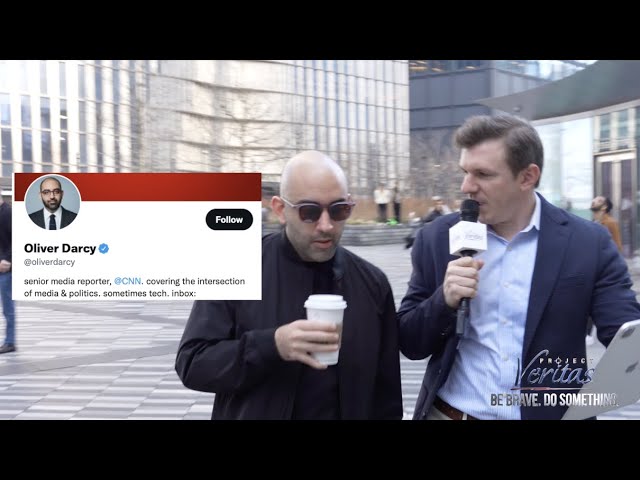 CNN’s Oliver Darcy REFUSES to defend false “harassment” accusation when questioned by James O’Keefe