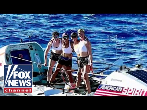 All-female rowing team breaks world record on trip from California to Hawaii