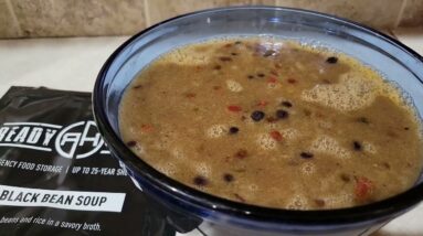 Long Term Storage SOUP Taste Test!   - Potato Soup and Black Bean Soup - My Patriots Supply