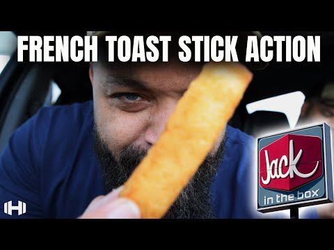 Eating Jack In The Box 'French Toast Stick'