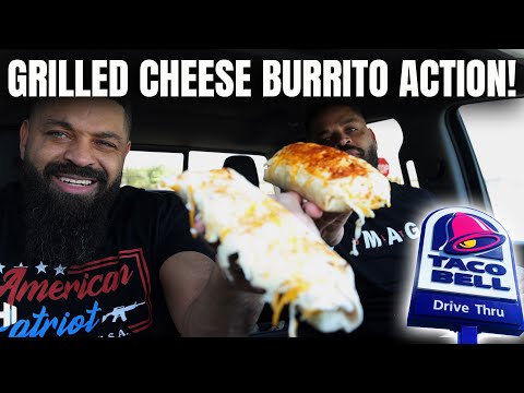 Eating Taco Bell Grilled Cheese Burrito