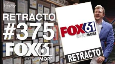 RETRACTO #375: FOX61 Makes LIVE ON-AIR Retraction About False Statements Regarding Project Veritas