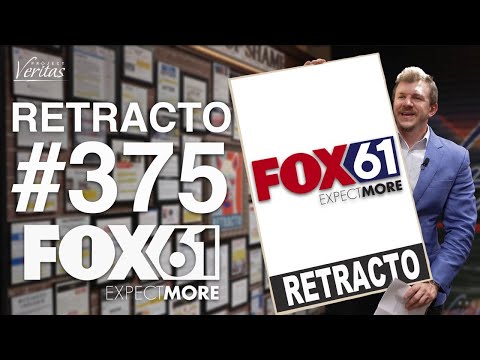 RETRACTO #375: FOX61 Makes LIVE ON-AIR Retraction About False Statements Regarding Project Veritas