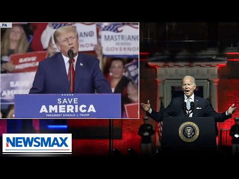 "Red lighting like the devil" | Trump responds to Biden's speech