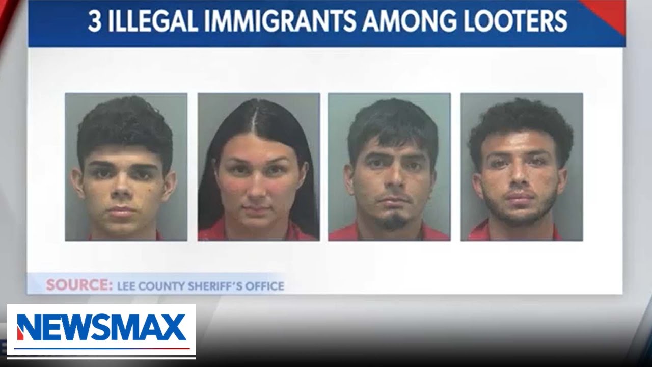 Illegal immigrants arrested for looting in Florida after Hurricane Ian | REPORT