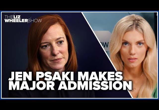 Jen Psaki makes MAJOR admission