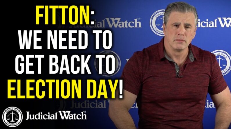 FITTON: We Need to Get Back to Election DAY!