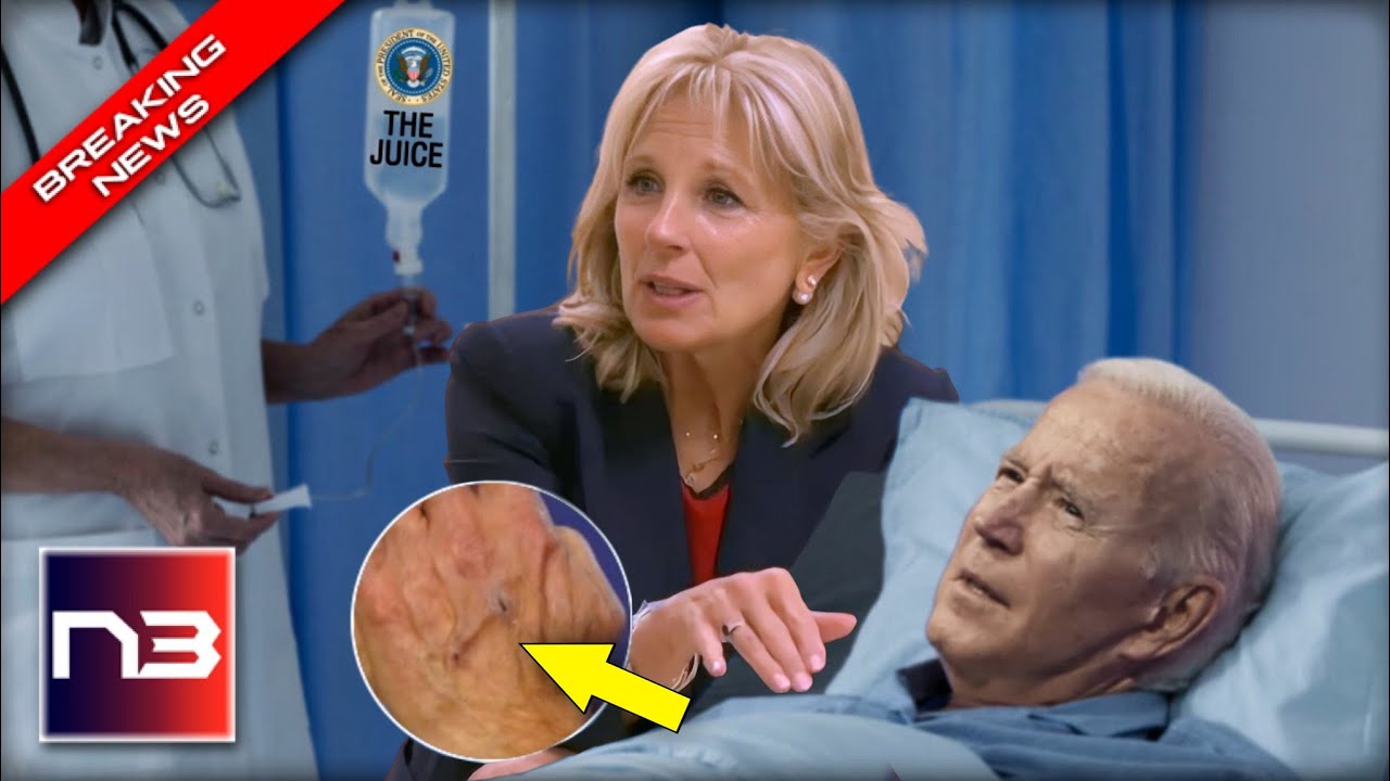 Everyone Spots Strange Marks On Biden’s Hand Raising Questions About What They’re Pumping Him With