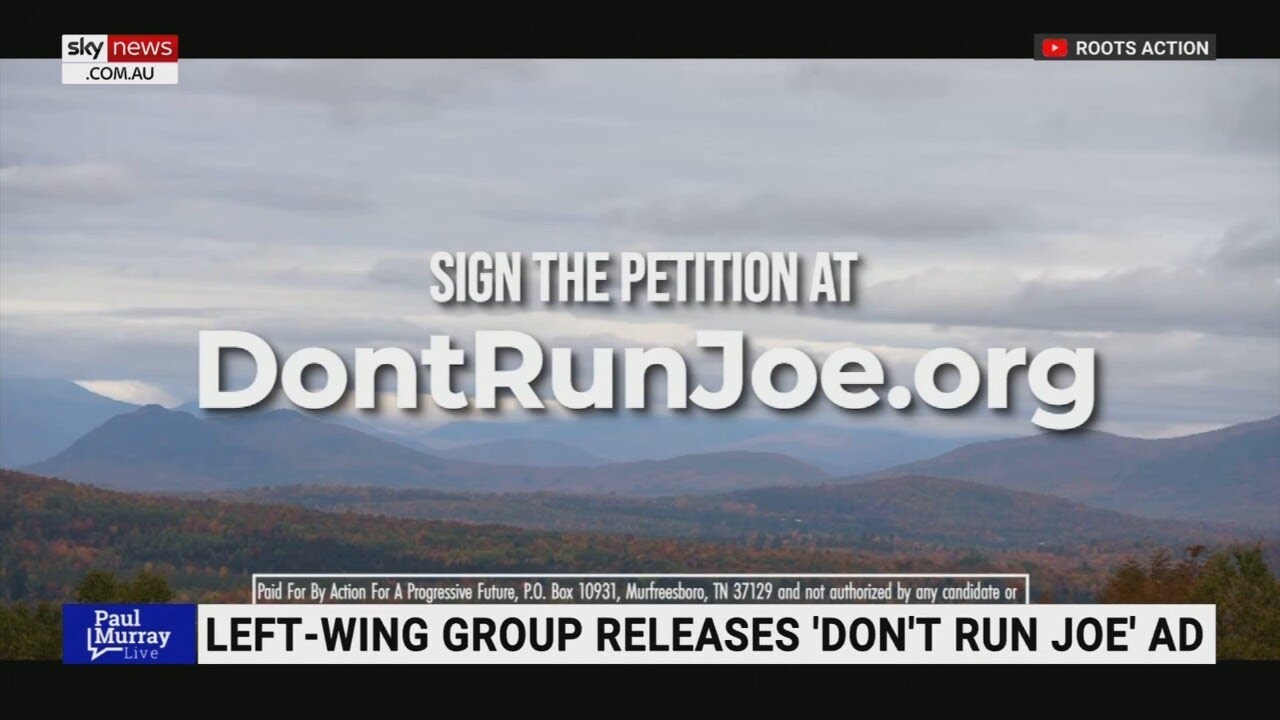 'Hard left' group releases 'Don't Run, Joe' ad