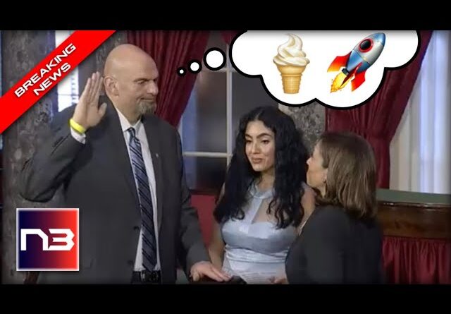 YIKES: Kamala Harris Swears In John Fetterman Who Has No Idea What Planet He's On!