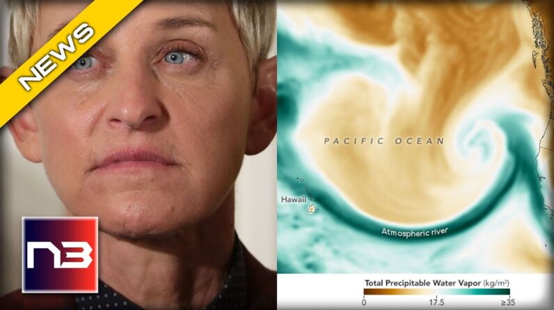 LOL! Ellen Has Figured out Why Epic Storms are Ravaging SoCal And She's Not Joking