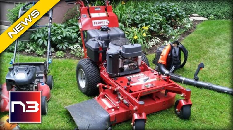 Democrat's Newest Plan: Ban Gasoline-Powered Lawn Tools!