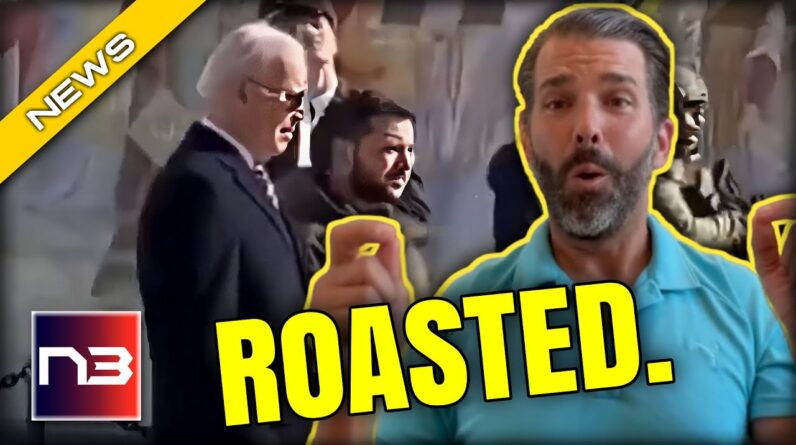 Biden Caught in the Act: Don Jr Roasts Him After CNN Slips Revealing Fake Ukraine Air Raid Siren