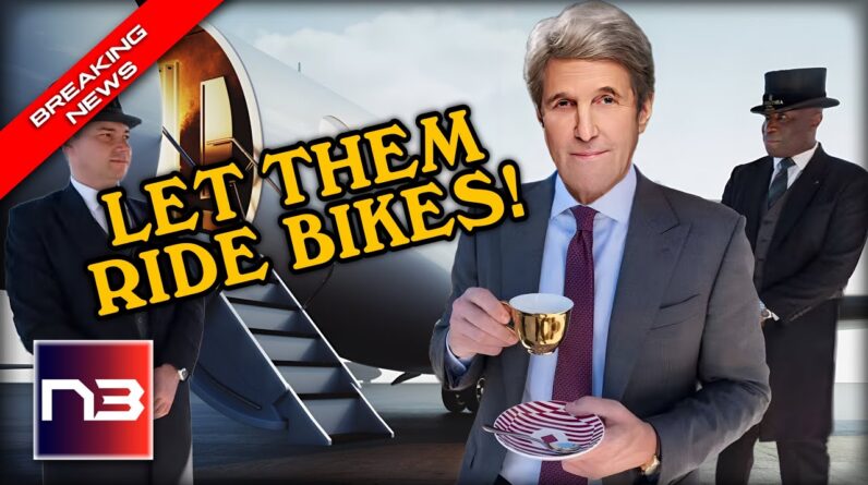 Climate Savior John Kerry REVEALS Exactly Why He Needs To Spew Carbon to Save The Planet