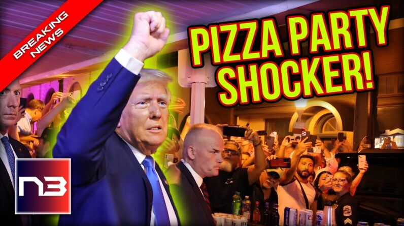 WATCH: Trump Makes Surprising Move at Florida Pizza Parlor and the Crowd Goes Wild