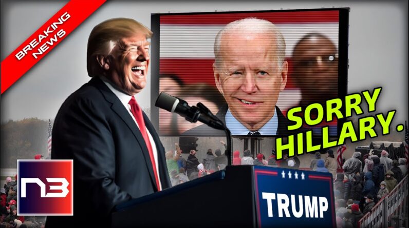 Watch: Trump Brutally Mocks Biden with New Nickname at New Hampshire Rally!